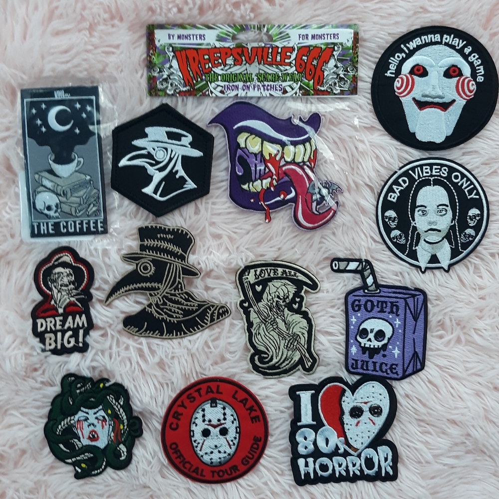 -🤘MY PATCH COLLECTION!!🕸🦇🌙 PIECES NOW 4 SALE! SCROLL DOWN!!! - Picture 4 of 16